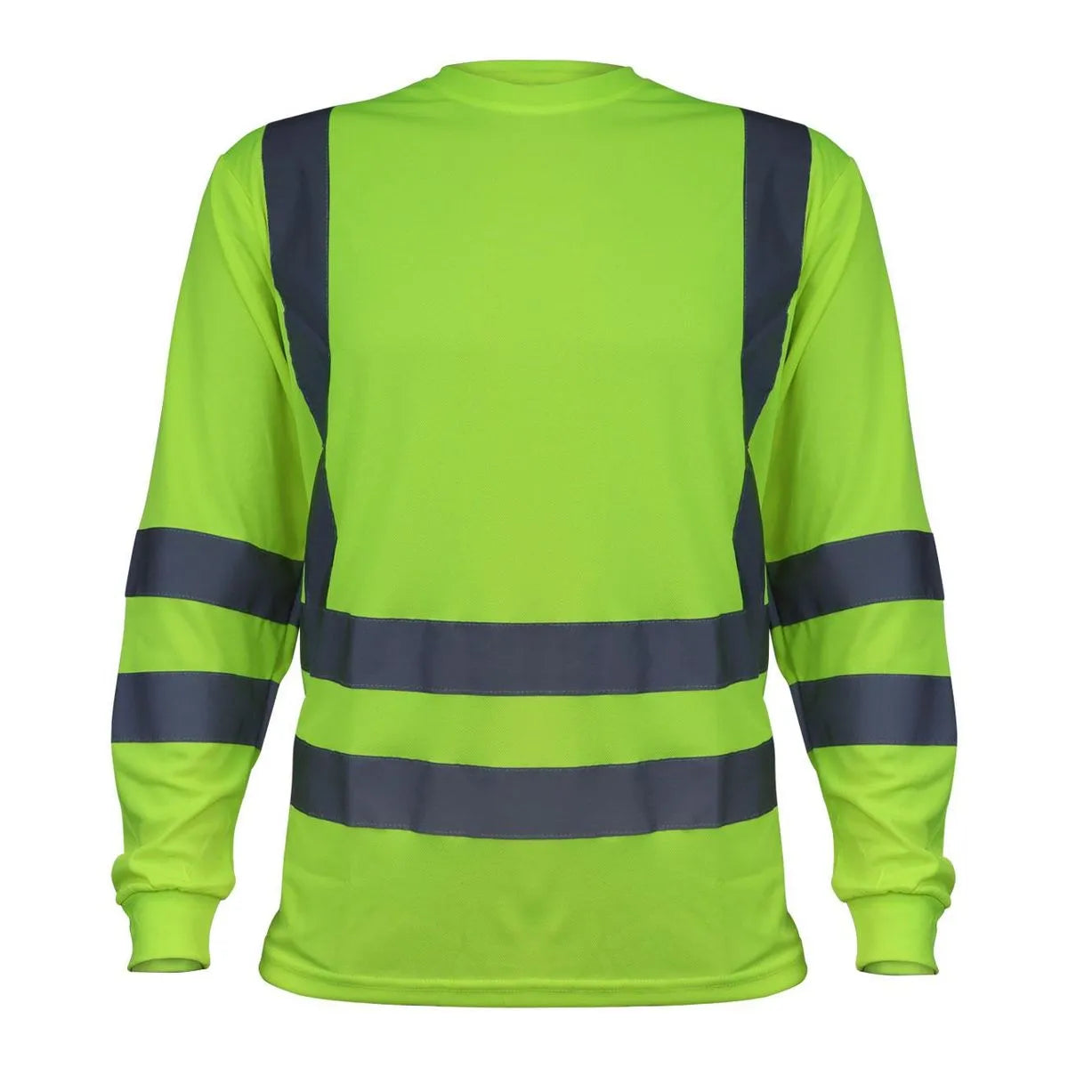 Polera Activex Polo Dry Fit Verde Fluor C/Reflect M/Larga UV