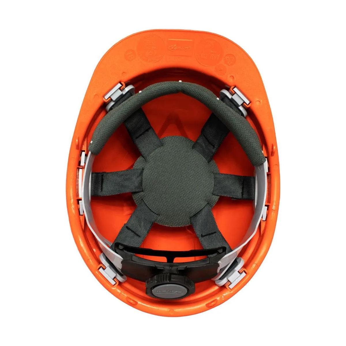 Casco Activex I Naranjo Porta Lampara con Ratchet