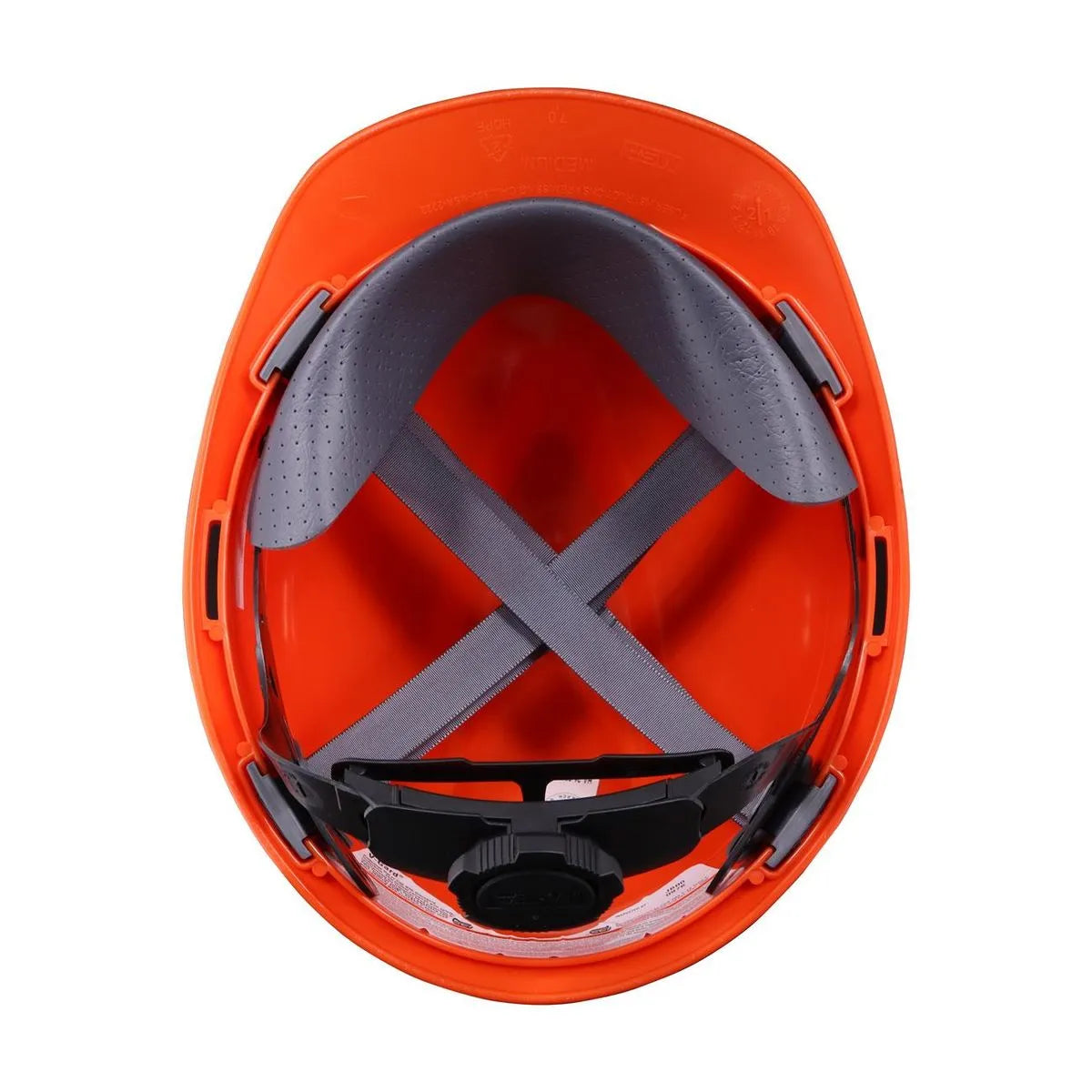 Casco MSA V-Gard Naranjo Fas-Trac III Con PL/Pc 286641