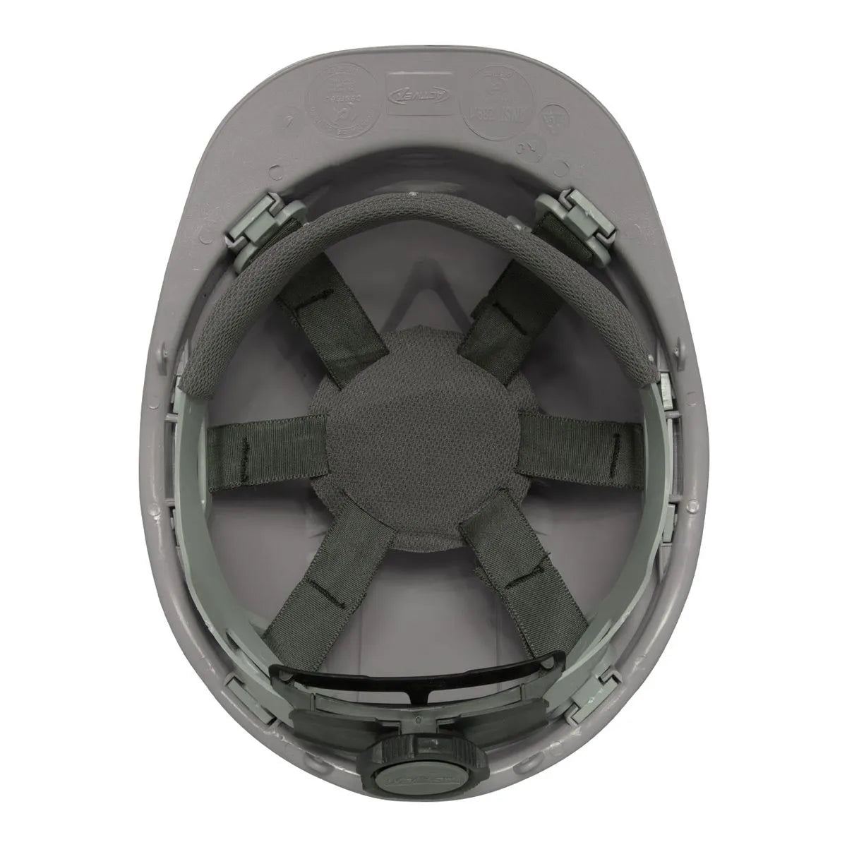 Casco Activex I Gris Arnes cinta 6 Puntas Ratchet