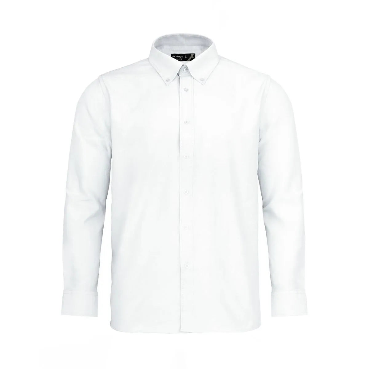 Camisa Activex Oxford M/Larga Blanca UV