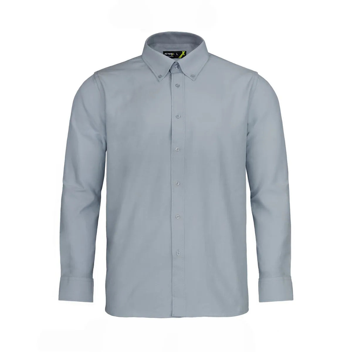 Camisa Activex Oxford M/Larga Gris UV