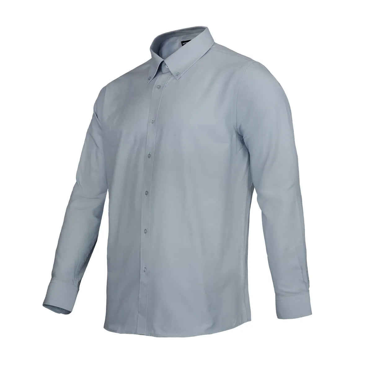 Camisa Activex Oxford M/Larga Gris UV