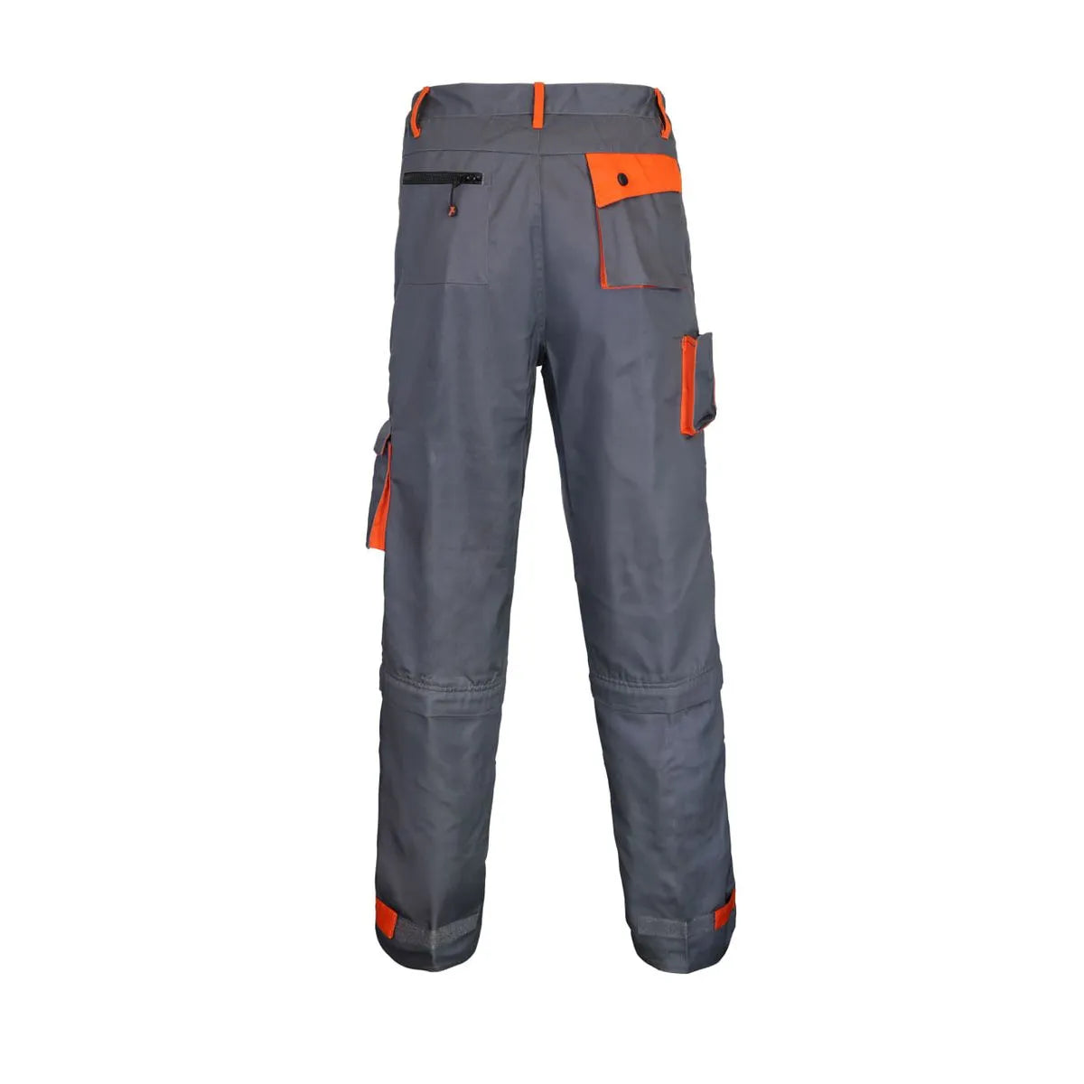 Pantalón Gabardina Gris/Naranjo