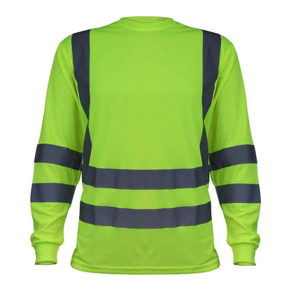 Polera Activex Polo Dry Fit Verde Fluor C/Reflect M/Larga UV