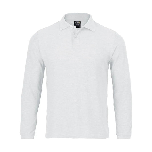 Polera Activex Pique Blanca M/Larga UV