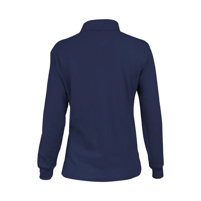 Polera Activex Pique Azul Marino M/Larga Mujer UV