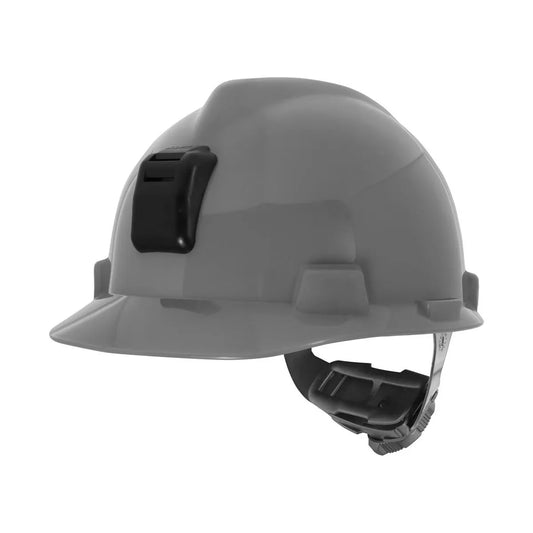 Casco MSA V-Gard Gris Fas-Trac III Con PL/Pc 286665