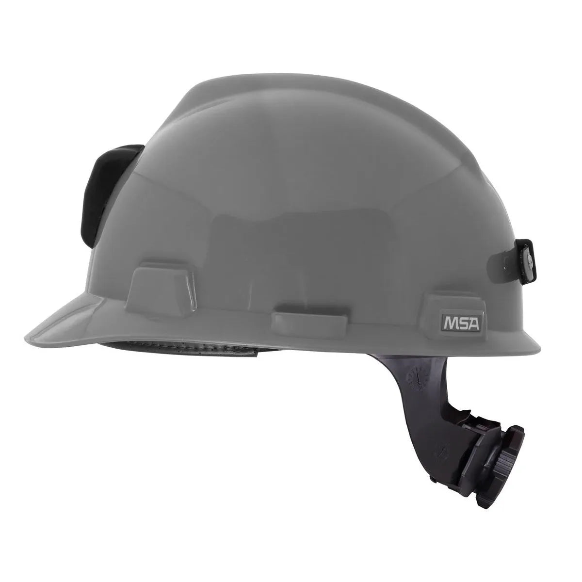 Casco MSA V-Gard Gris Fas-Trac III Con PL/Pc 286665
