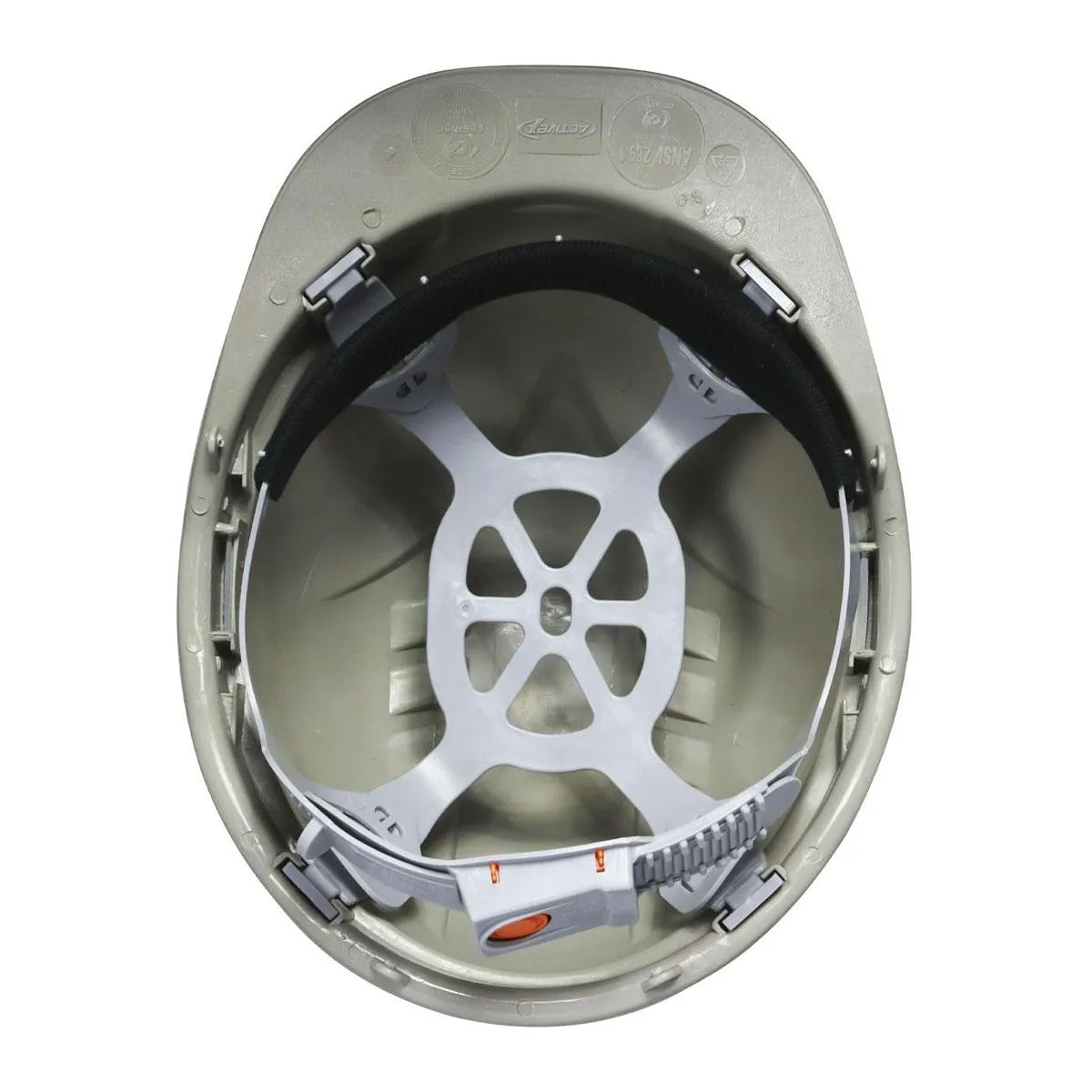 Casco Activex III Gris Arnes Boton Gris