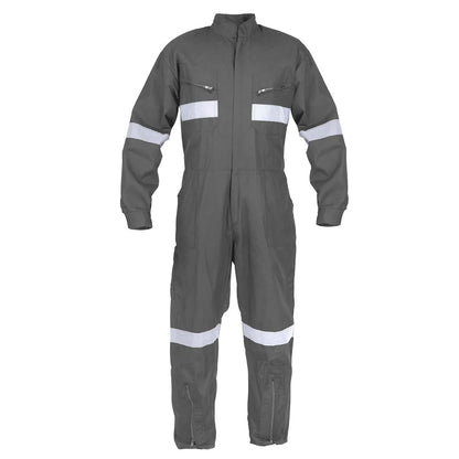 Overol Piloto Poplin Gris C/Reflectante