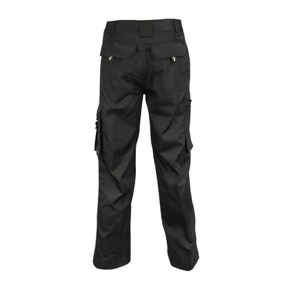 Pantalon Activex Cargo Gabardina 80-20 Negro UV