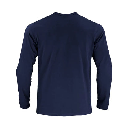 Polera Activex Polo Azul Marino M/Larga UV