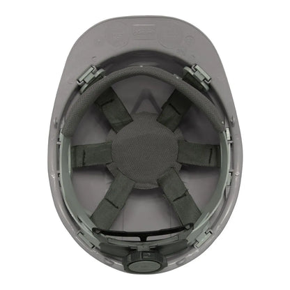 Casco Activex I Gris Arnes cinta 6 Puntas Ratchet
