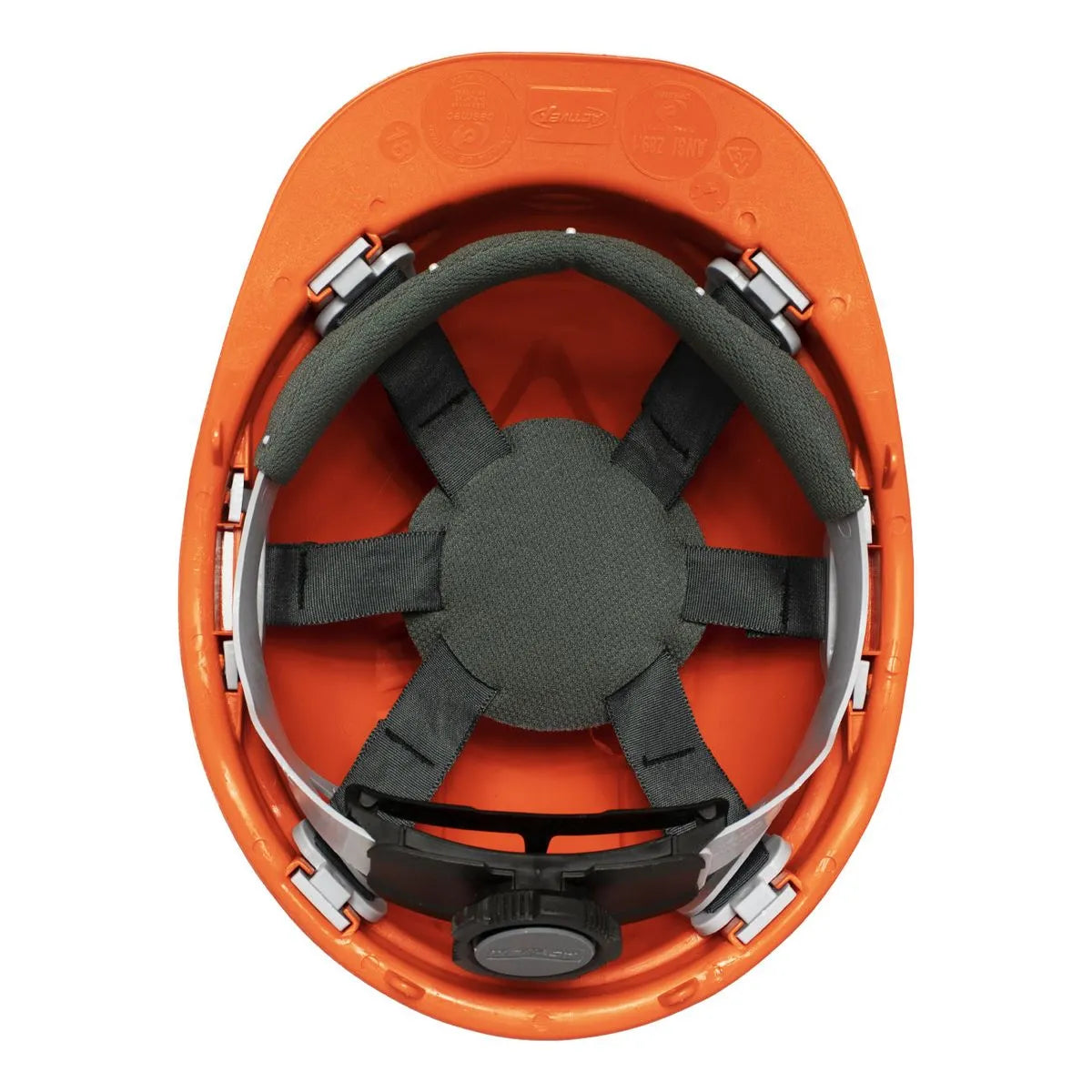 Casco Activex I Naranjo Arnes cinta 6 Puntas Ratchet