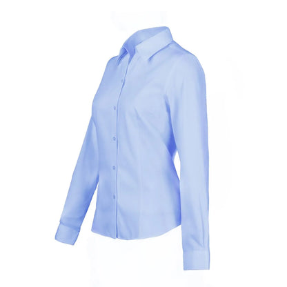 Blusa Activex Oxford M/Larga Celeste UV