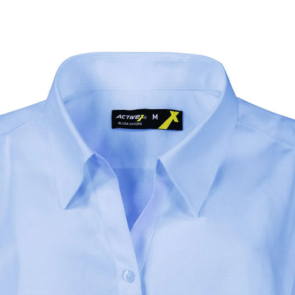 Blusa Activex Oxford M/Larga Celeste UV