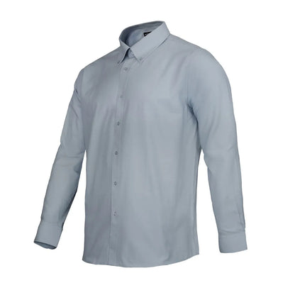 Camisa Activex Oxford M/Larga Gris UV