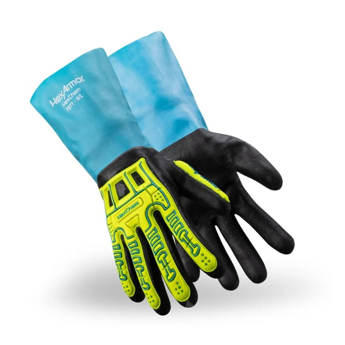 Guante HexArmor 7071 A4 Impacto Químico Nitrilo